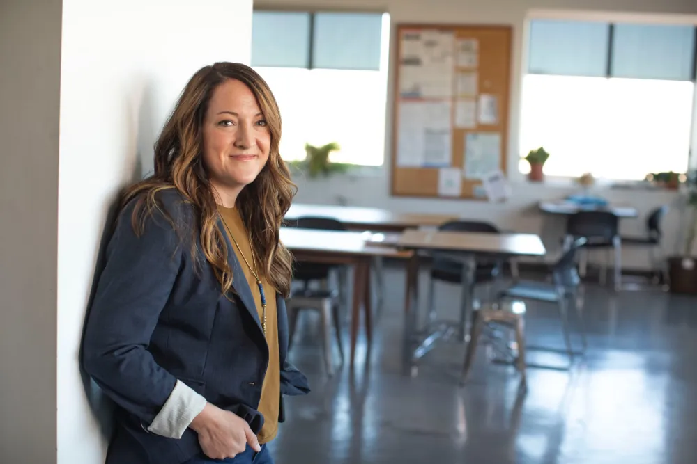 Satisfied teacher after securing a teaching job abroad