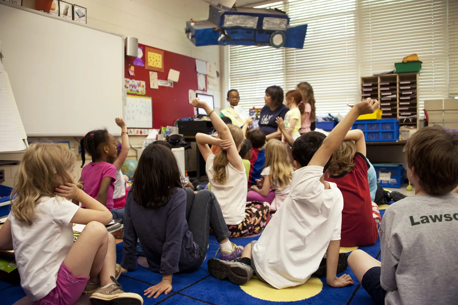 Transform teacher at her first class after change management training